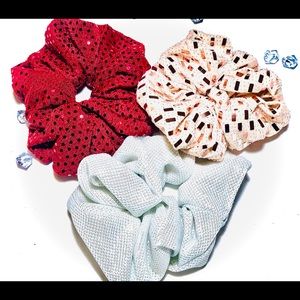 SPARKLE BLING SCRUNCHIES 3PACK WITH BOX
